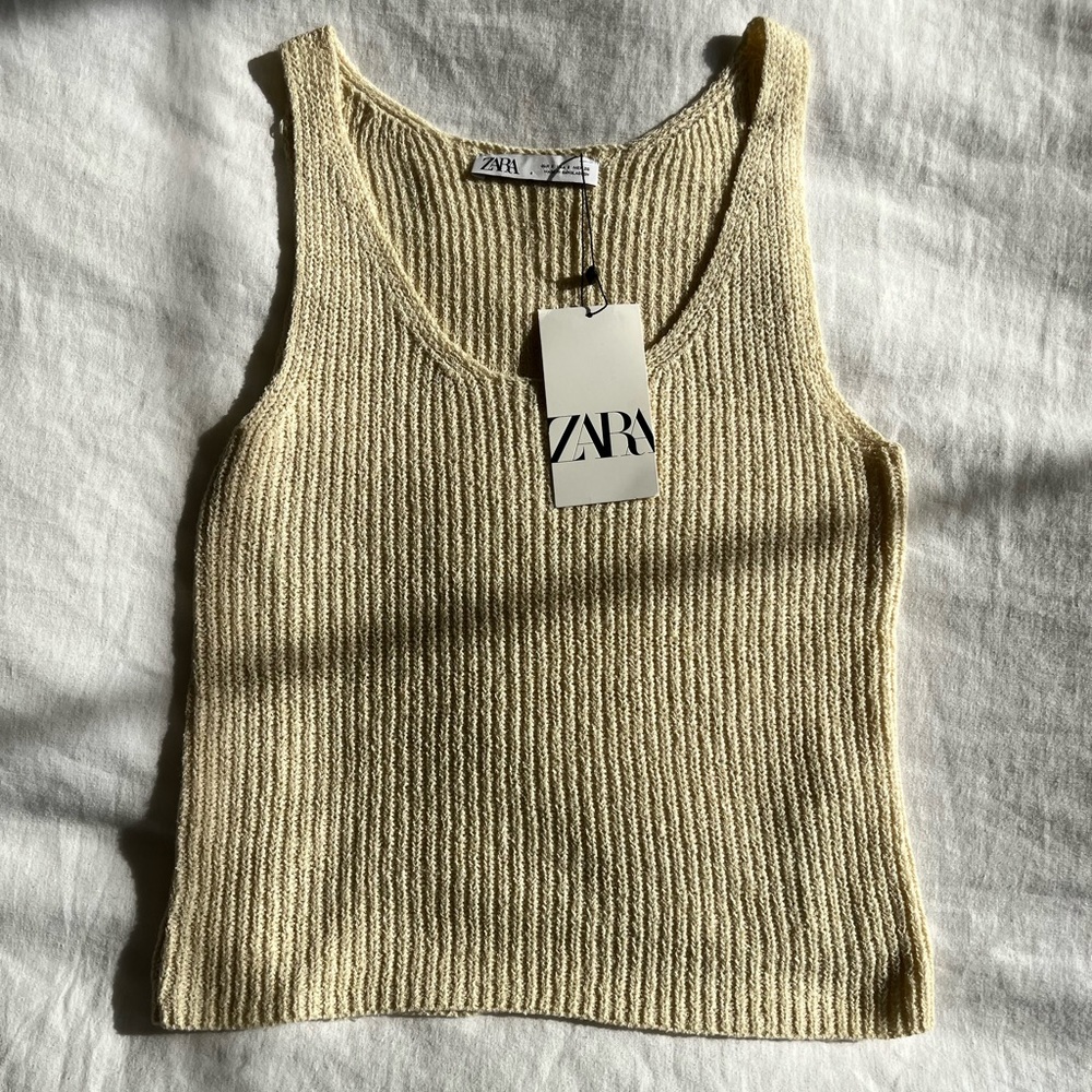 Zara crochet tank